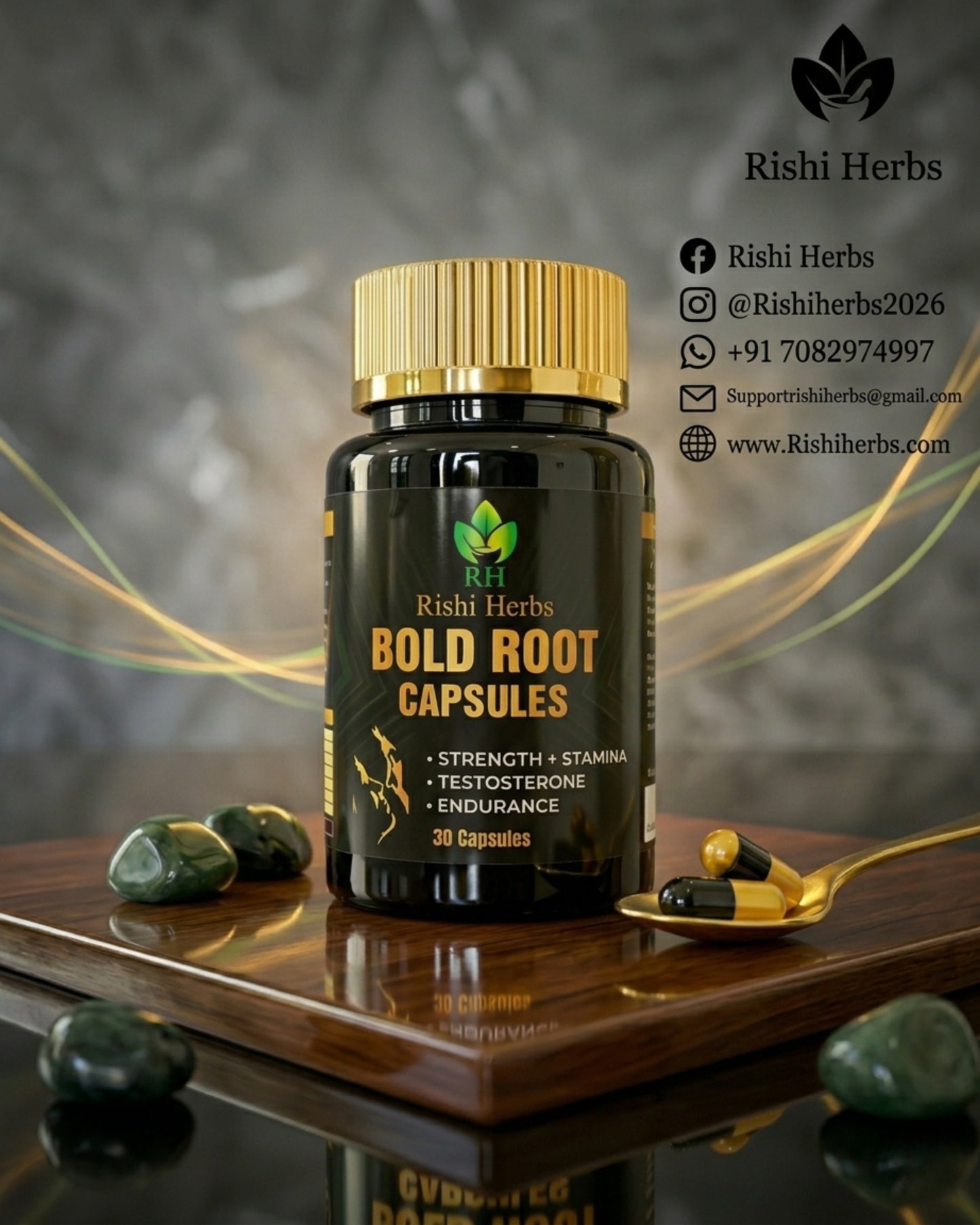 Bold Root Capsules- rishi herbs