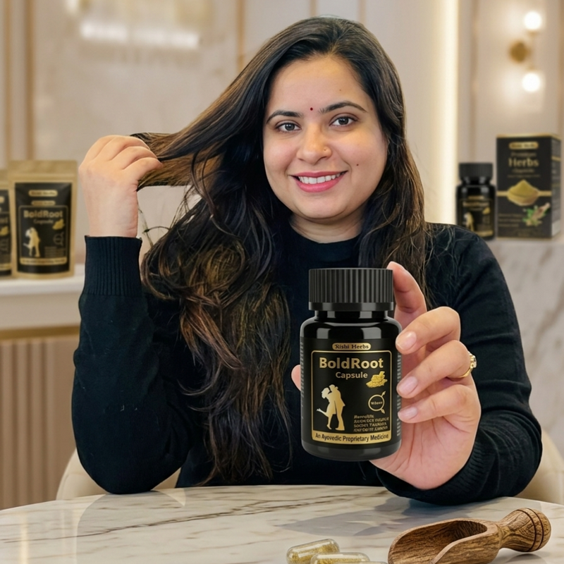 RishiHerbs BoldRoot Capsule – Ayurvedic Men’s Vitality, Stamina & Libido Support (30 Capsules)