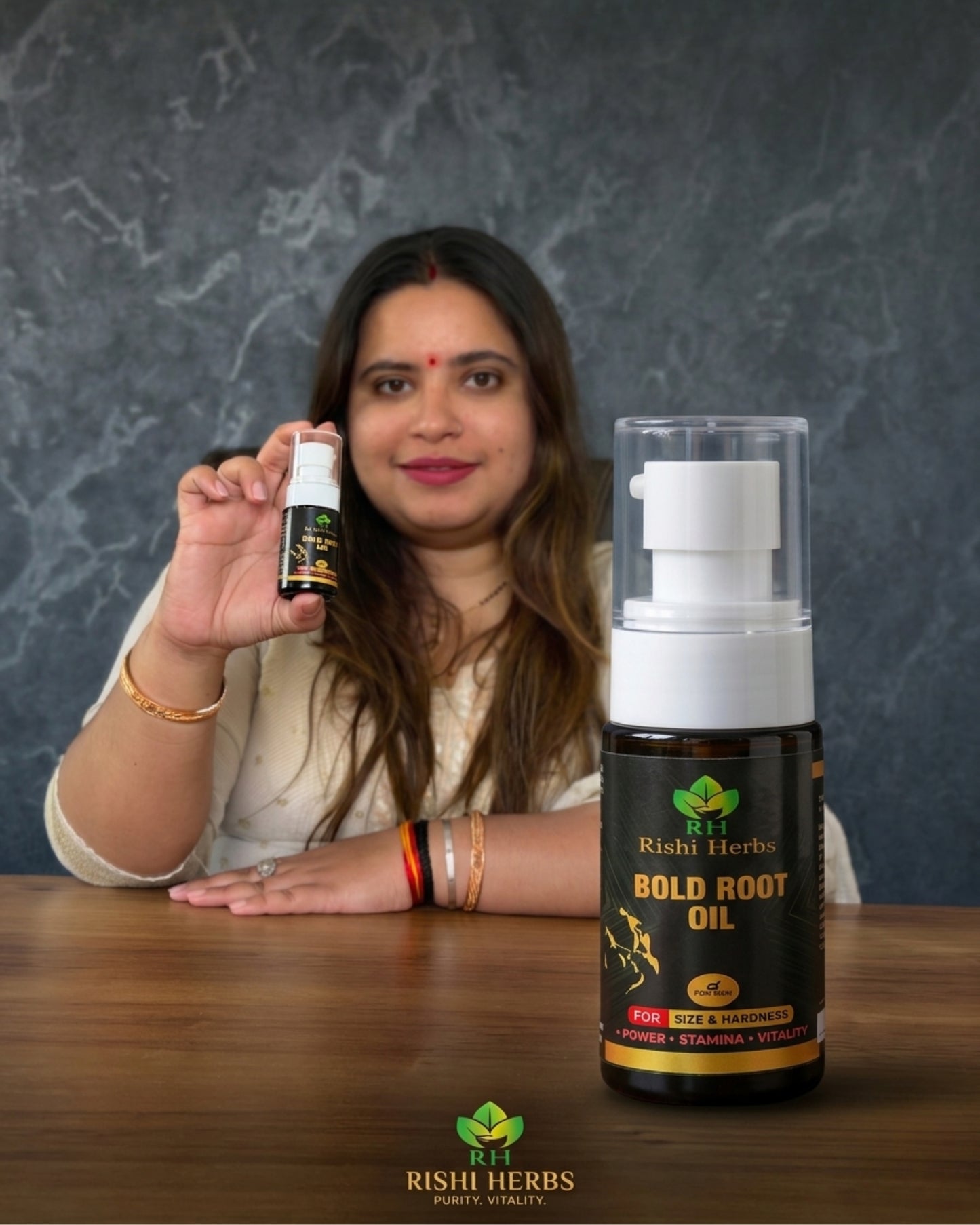 Rishi Herbs Bold Root Oil – Natural Power, Stamina & Confidence Booster for Men 💪🌿