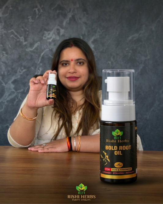 Rishi Herbs Bold Root Oil – Natural Power, Stamina & Confidence Booster for Men 💪🌿