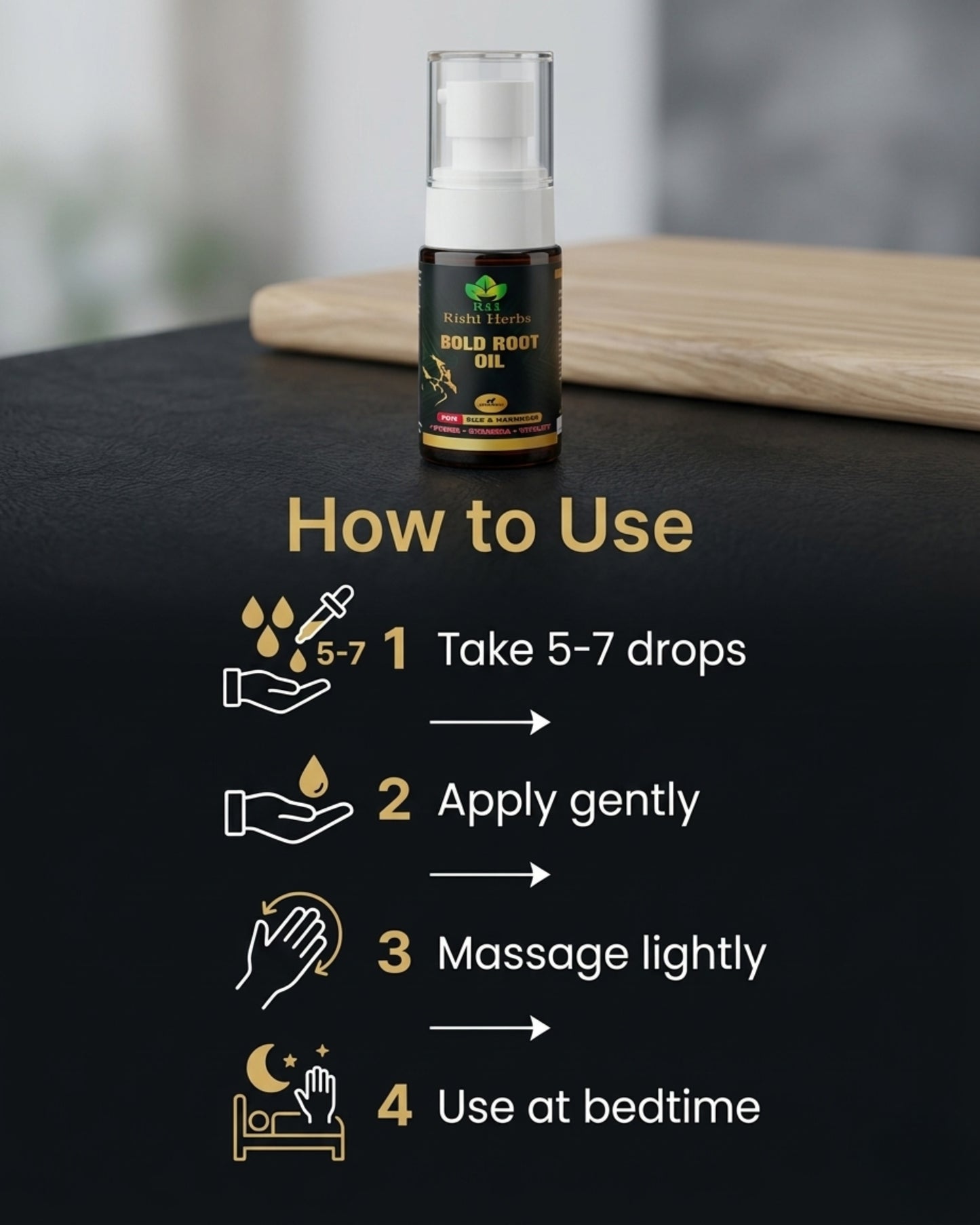 Rishi Herbs Bold Root Oil – Natural Power, Stamina & Confidence Booster for Men 💪🌿