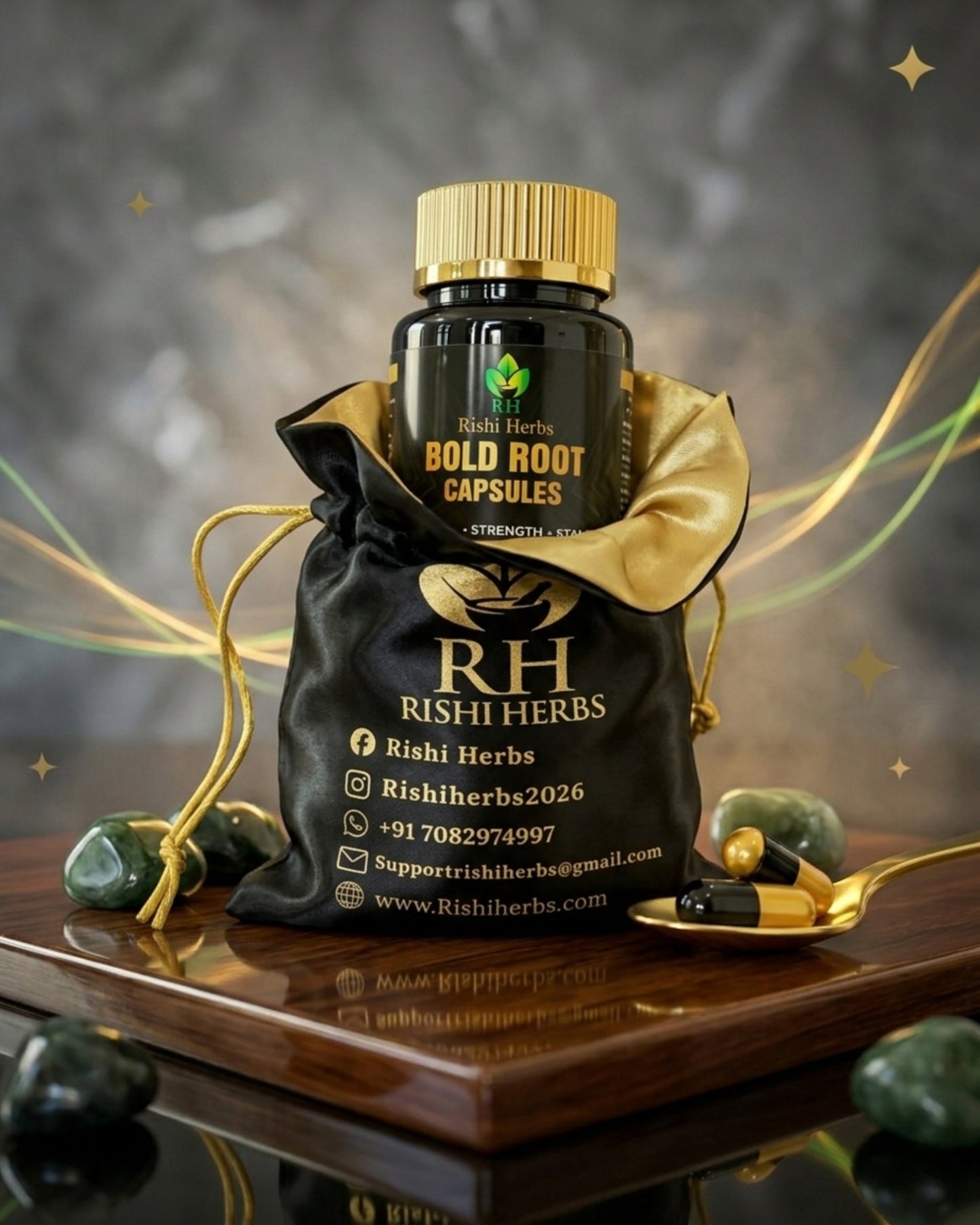Bold Root Capsules- rishi herbs