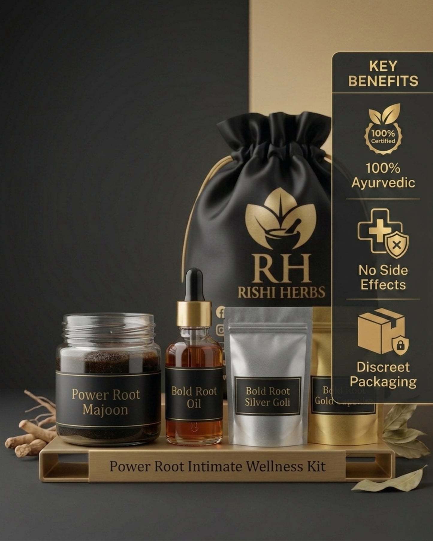Power Root Intimate Wellness Kit – Boost Stamina & Performance Naturally