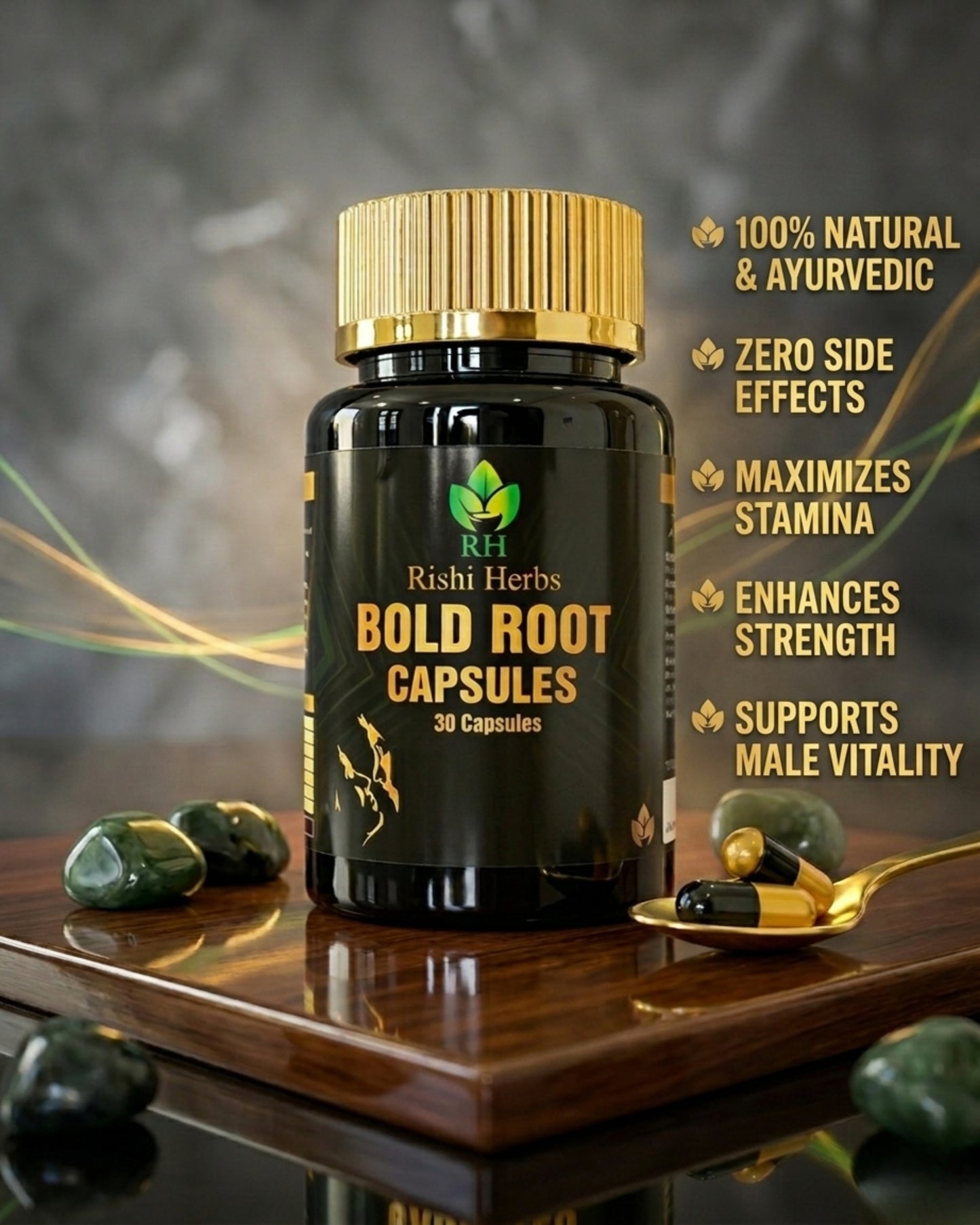Bold Root Capsules- rishi herbs