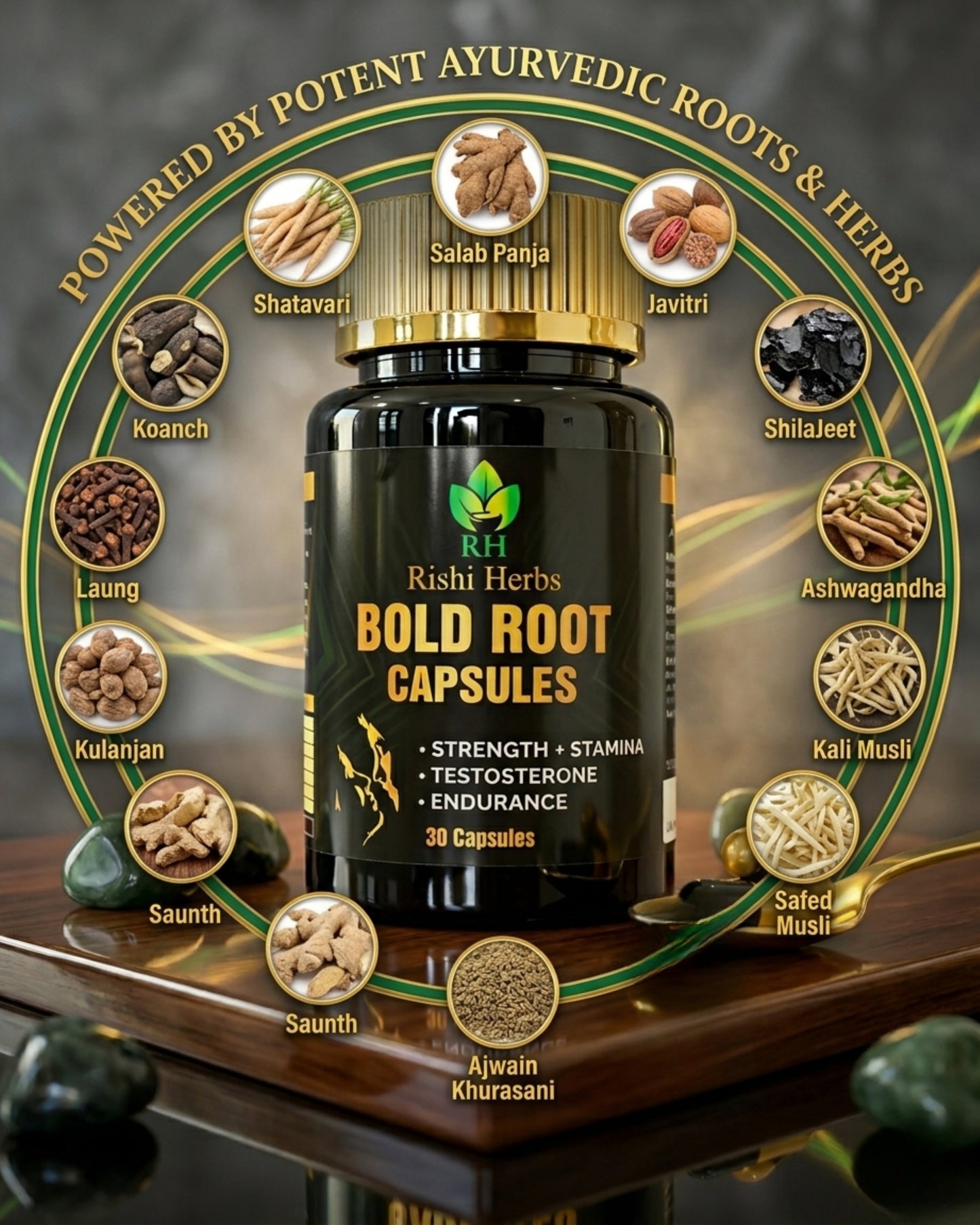 Bold Root Capsules- rishi herbs